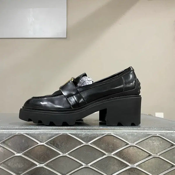 [BUNJANG] Tod's Leather Platform Loafers Size 36 / 토즈 레더 플랫폼 로퍼 36 (gr-5841)