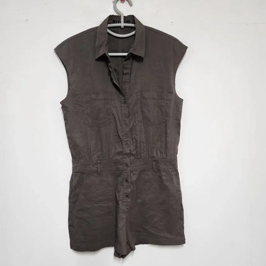 [BUNJANG] Theory Linen Jumpsuit Size 4 / 정품 띠어리 린넨 점프슈트