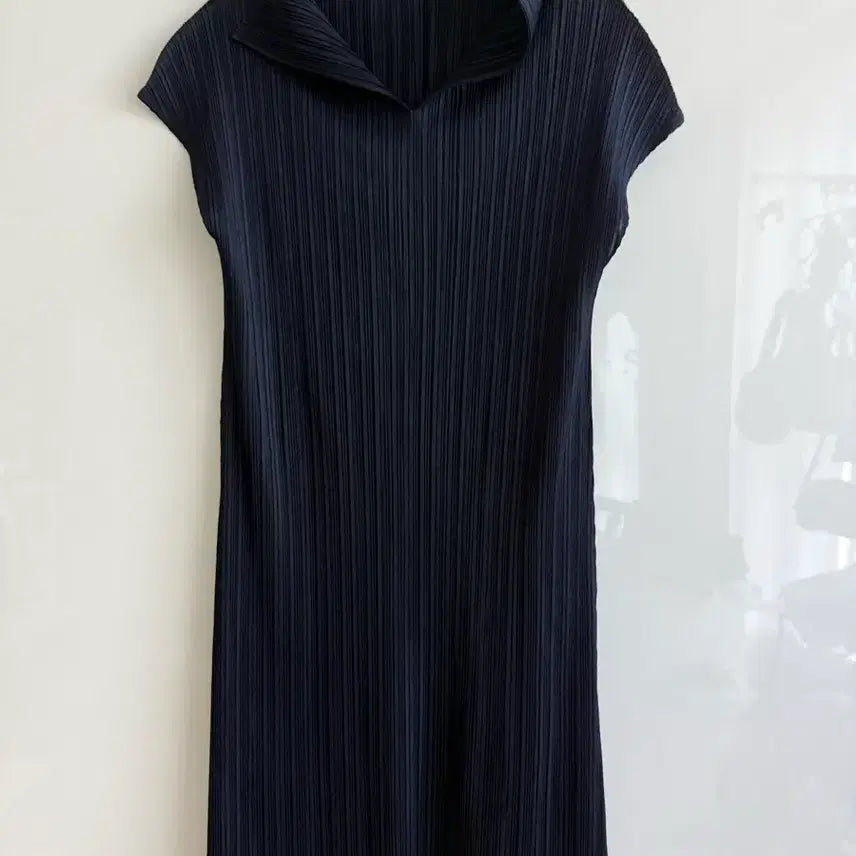 [BUNJANG] Pleated Dress Navy / 플리츠 원피스 네이비
