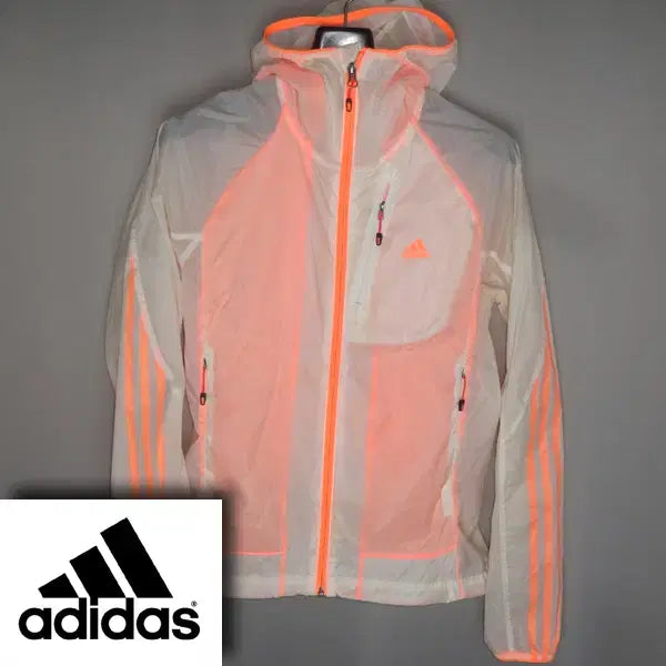 [BUNJANG] Adidas Women's Lightweight Windbreaker Hooded Jacket Jumper / 아디다스/여성90-95/경량바람막이후드자켓점퍼/달순구제162