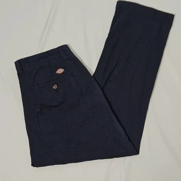 [BUNJANG] Dickies Lightweight Cotton Chino Work Pants Navy 32 / 디키즈 워크웨어 치노팬츠 라이트웨이트 바지 워크팬츠 코튼 네이비 32