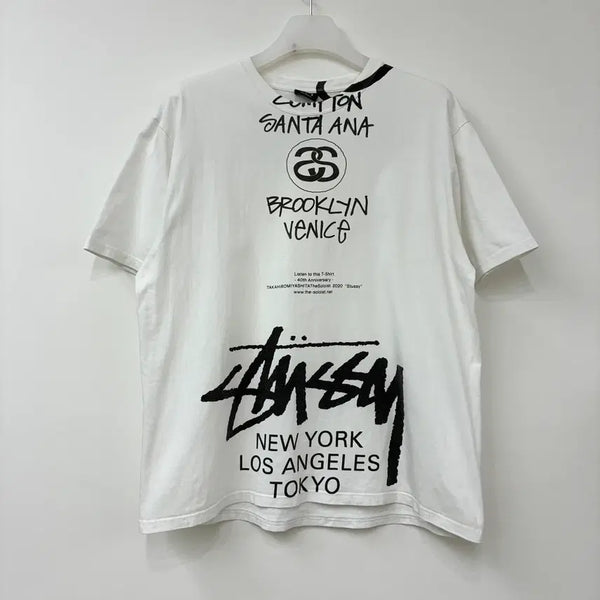 [BUNJANG] Stussy x Takahiro Miyashita The Soloist 40 World Tour T-Shirt / 투시 X 타카히로미야시타 더 솔로이스트 40 월드투어 티셔츠