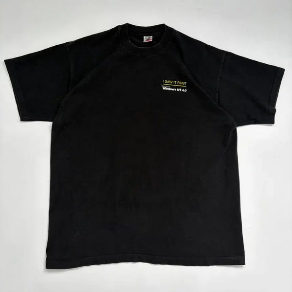 [BUNJANG] Microsoft Windows NT 90s T-Shirt (Black) / 90s Microsoft Windows NT Tee (black)