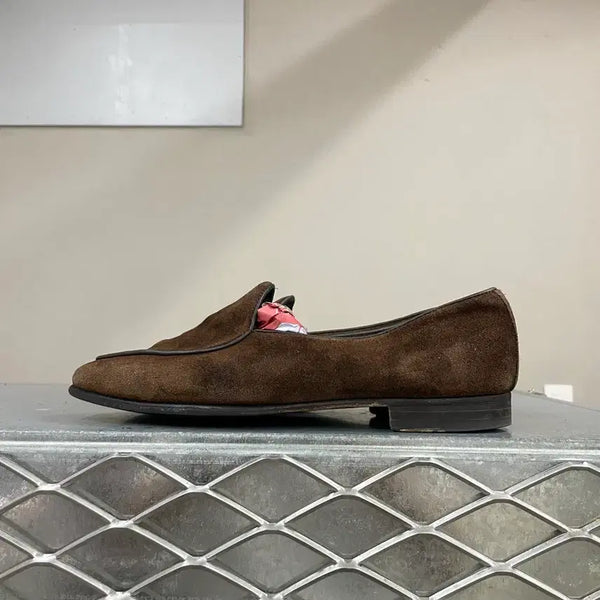 [BUNJANG] Berwick Suede Loafers Brown Size 41 / 버윅 스웨이드 로퍼 브라운 41 (gr-5842)