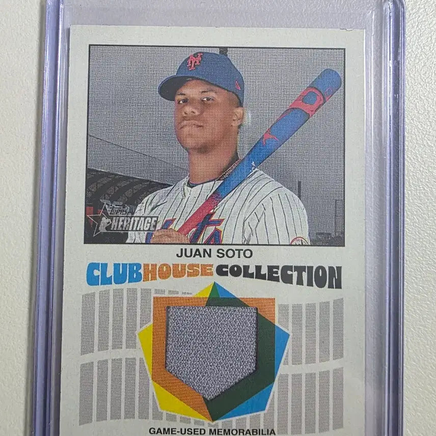 [BUNJANG] Juan Soto 2026 MLB New York Mets Jersey Card / 2026 mlb 후안 소토 유니폼카드 뉴욕메츠
