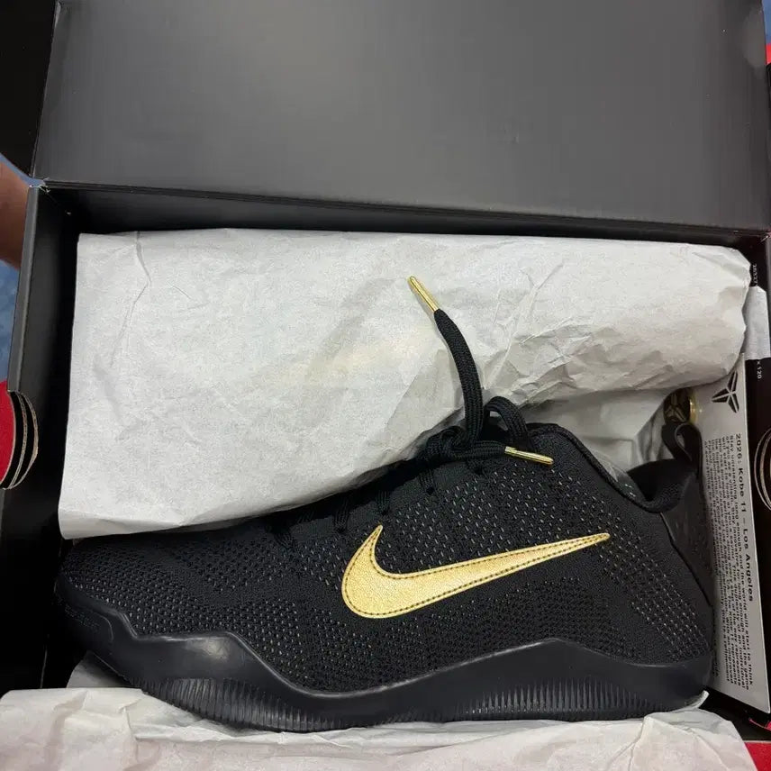 [BUNJANG] Nike Kobe 11 Elite LA Black Gold / 나이키 코비 11 엘에이 블랙 골드(320)