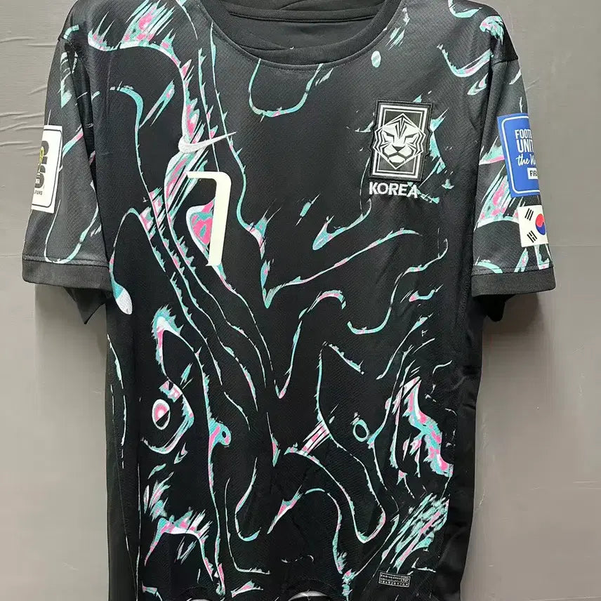 [BUNJANG] South Korea Son Heung-min #7 Black Football Jersey / 대한민국 손흥민 7 블랙 축구 유니폼