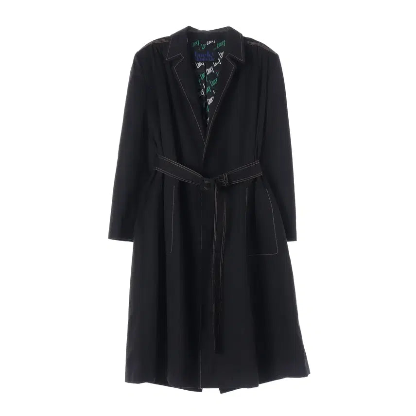 [BUNJANG] Lucky Chouette 22FW Belted Stitch Cotton Trench Coat / 럭키슈에뜨 22FW 벨티드 스티치 코튼 트렌치 코트