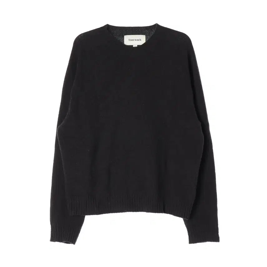 [BUNJANG] Tonywack Cashmere Fine Wool 100% Round Neck Knit Sweater / 토니웩 캐시미어 파인 울 100% 라운드넥 니트 스웨터