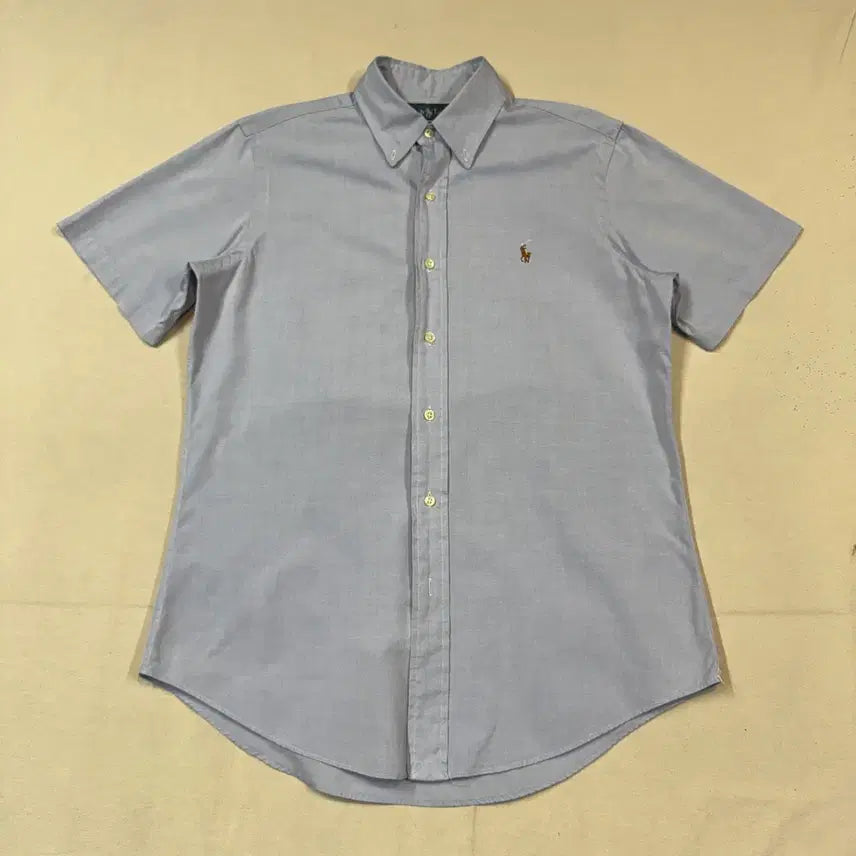 [BUNJANG] Polo Ralph Lauren Classic Fit Pin Oxford Short Sleeve Shirt Sky Blue / M) 폴로 랄프로렌 클래식 핀 옥스포드 반팔 셔츠 하늘색