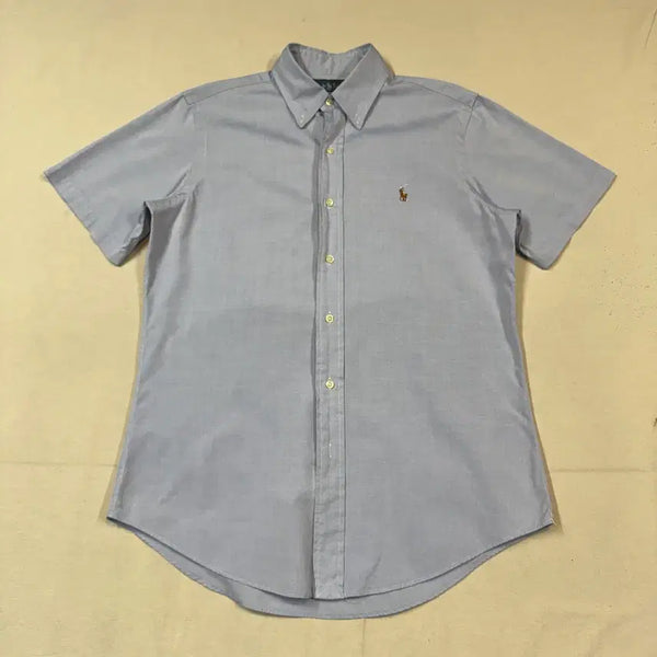 [BUNJANG] Polo Ralph Lauren Classic Fit Pin Oxford Short Sleeve Shirt Sky Blue / M) 폴로 랄프로렌 클래식 핀 옥스포드 반팔 셔츠 하늘색