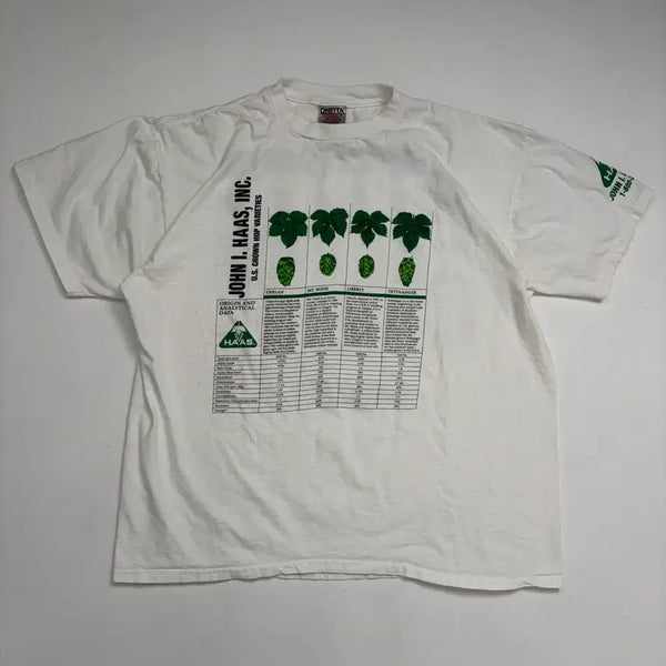 [BUNJANG] 90s Hop Company Promo Tee (White, XL) / 90s Hop Company Promo Tee (white)