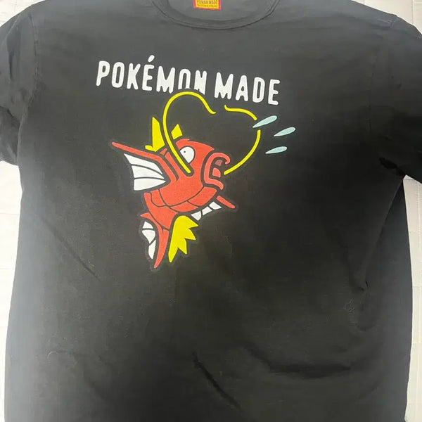 [BUNJANG] Pokemon Maid Collaboration Black T-Shirt XL / 포켓몬 메이드 블랙 반팔티 XL