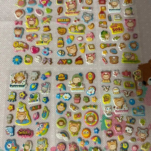 [BUNJANG] Puppyred Sticker Bundle Set / [고전] 퍼피레드 스티커 (일괄)