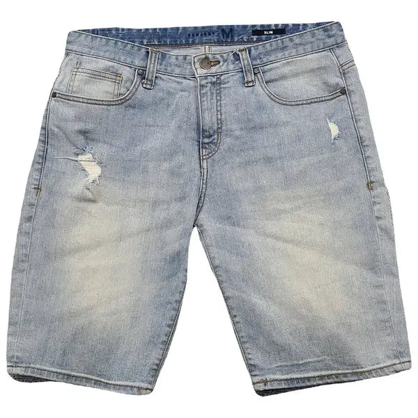 [BUNJANG] Project M Light Blue Denim Shorts / 프로젝트 엠 라이트 블루 데님 반바지 86