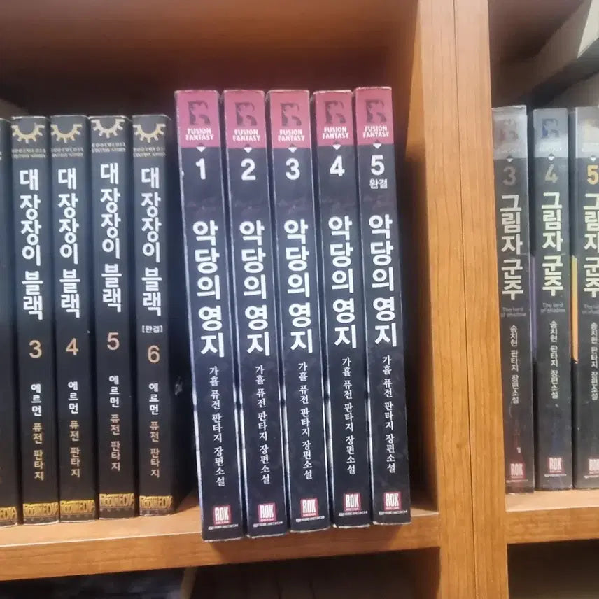 [BUNJANG] Villain's Territory Vol. 1-5 Fusion Fantasy Novel / 악당의영지 1-5 완 가휼 퓨전 판타지 소설