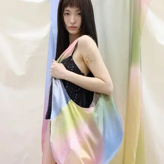 [BUNJANG] JCHO Rainbow Ombre Shoulder Bag / JCHO 숄더백 레인보우 옴브레