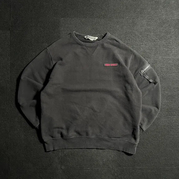 [BUNJANG] Jeep Big Logo Black Pocket Sweatshirt XL / Jeep 빅로고 블랙 포켓 맨투맨