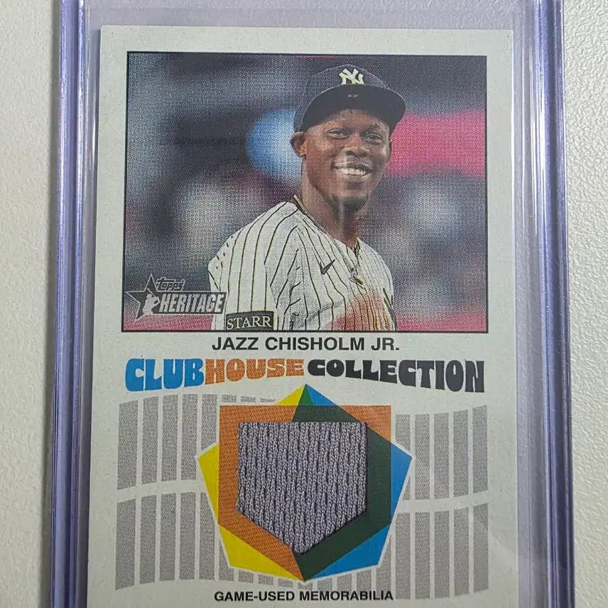 [BUNJANG] Jazz Chisholm Jr. 2026 MLB New York Yankees Jersey Card / 2026 mlb 재즈 치좀 유니폼카드 뉴욕양키스
