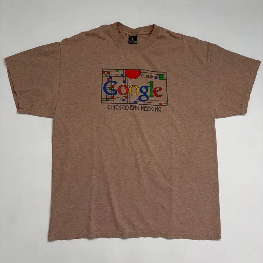 [BUNJANG] Google 00s Heather Brown T-Shirt XL / 00s Google Tee (heather brown)