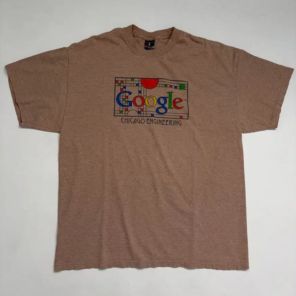 [BUNJANG] Google 00s Heather Brown T-Shirt XL / 00s Google Tee (heather brown)