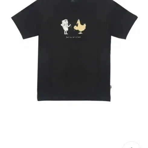 [BUNJANG] New Balance Chicken Graphic T-Shirt Black / 뉴발란스 반팔티셔츠