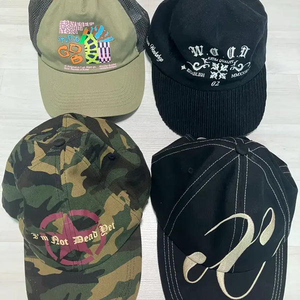 [BUNJANG] XTONZ, YESEYESEE Woodman Cap Bundle Set / 엑스톤즈,예스아이씨 등 일괄