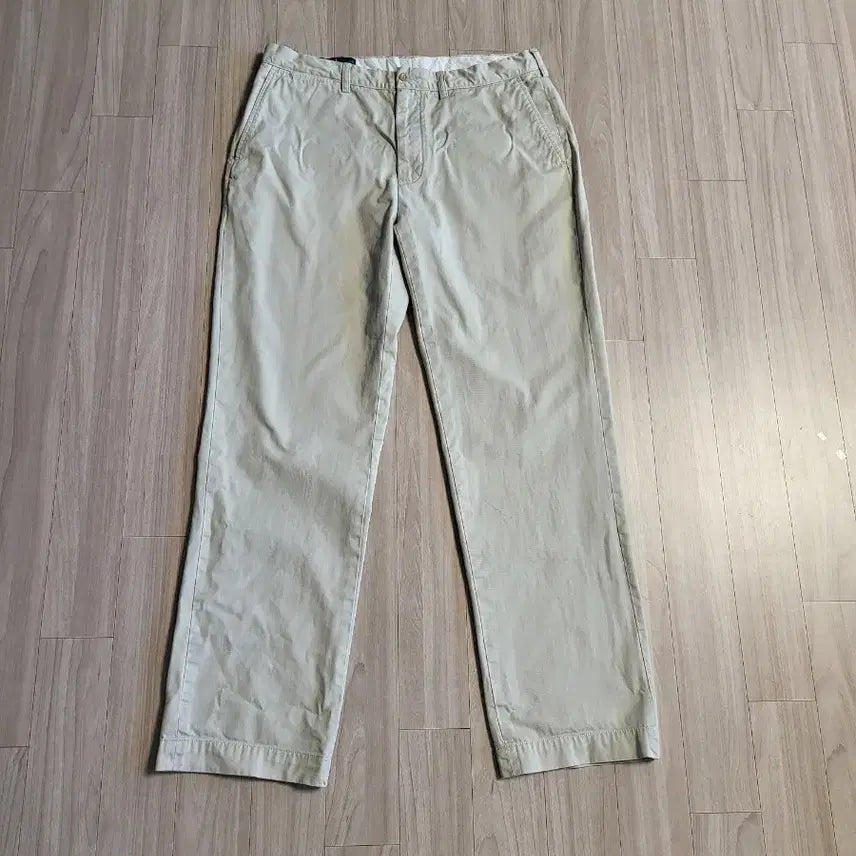 [BUNJANG] Polo Ralph Lauren Preston Chino Pants Beige Cream Size 36-37 / 폴로 랄프로렌 프리스턴 치노팬츠 면 바지 베이지크림 36~37