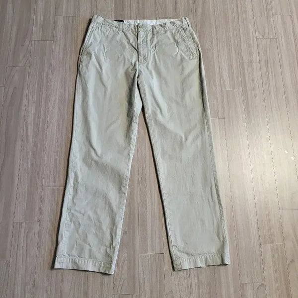 [BUNJANG] Polo Ralph Lauren Preston Chino Pants Beige Cream Size 36-37 / 폴로 랄프로렌 프리스턴 치노팬츠 면 바지 베이지크림 36~37