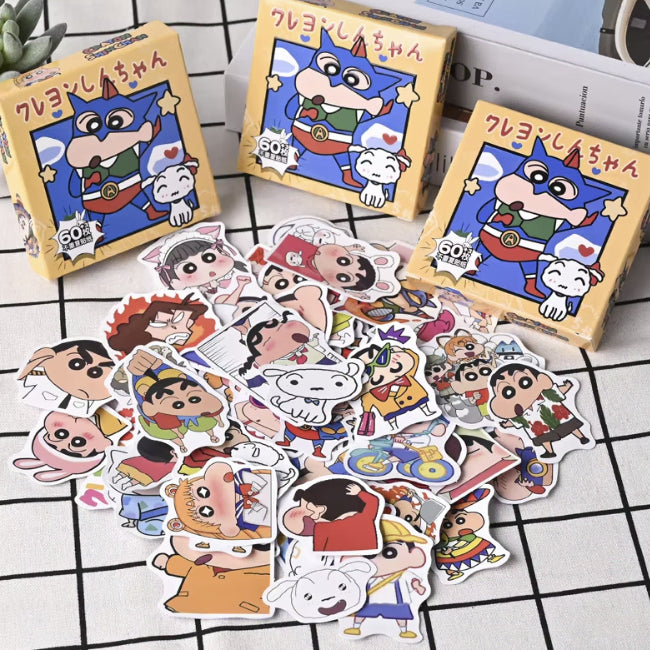 [BUNJANG] Shin-chan Stickers (60 count) / 짱구 스티커 60매