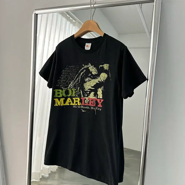 [BUNJANG] Bob Marley Reggae Jamaica USA Vintage Short Sleeve T-Shirt / Bob Marley 밥말리 레게 자메이카 USA 빈티지 반팔 티셔츠