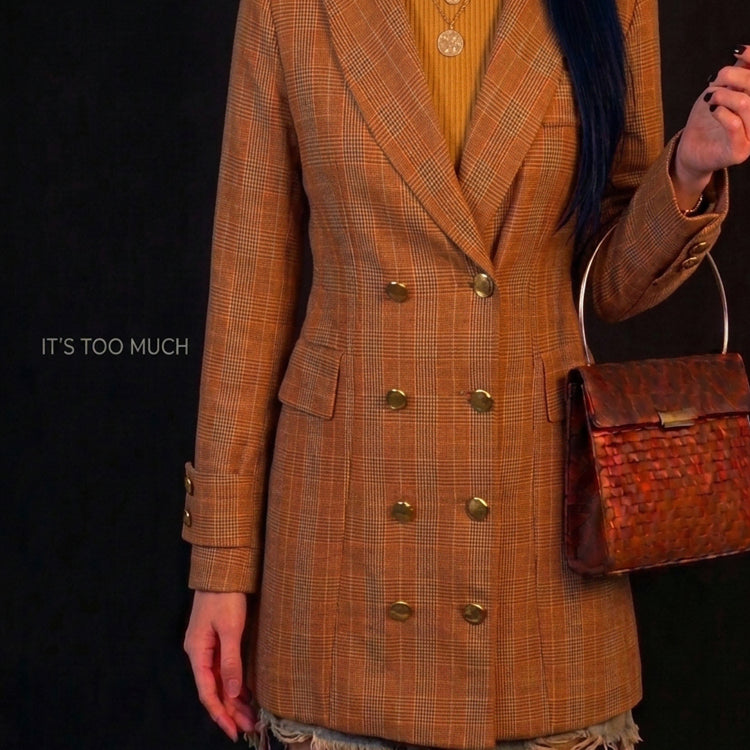 [BUNJANG] Women's Wool Outerwear Coat / Q1415 여성코트 모직아우터 여성아우터 여자자켓 여자아우터
