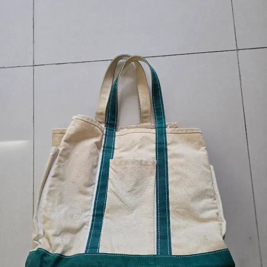[BUNJANG] 80s L.L.Bean Garden Green Tote Bag / 80s llbean 엘엘빈 토트백 그린