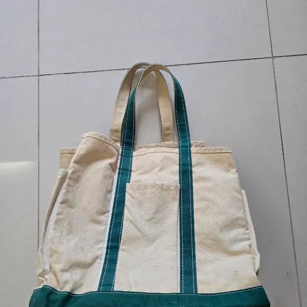 [BUNJANG] 80s L.L.Bean Garden Green Tote Bag / 80s llbean 엘엘빈 토트백 그린