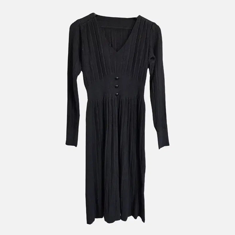 [BUNJANG] Black Women's Dress / 블랙 여자 원피스 FREE N8729