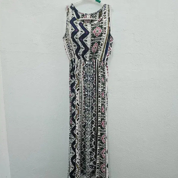 [BUNJANG] LE CIEL ITALY Long Dress Multicolor / LE CIEL ITALY 롱 원피스 여 44/55 J6536