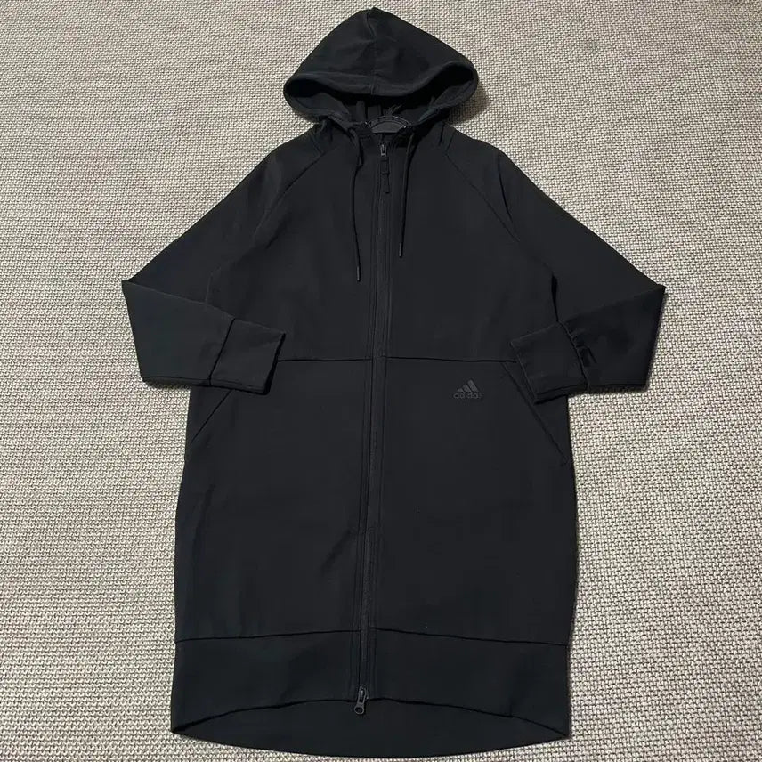 [BUNJANG] Adidas Women's Long Hooded Zip-Up Jacket Size S / S 아디다스 여성 롱 후드집업 자켓 B.7704