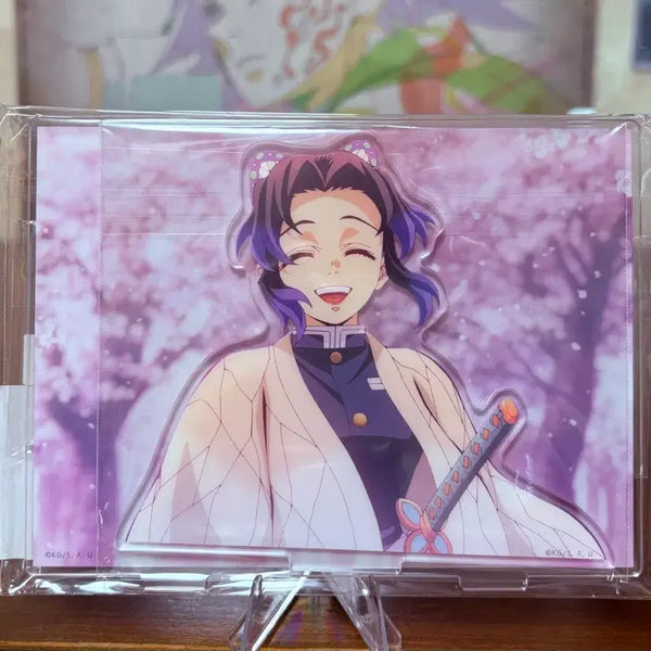 [BUNJANG] Demon Slayer Shinobu Douma Diorama Acrylic Stand Bundle Set (Sealed) / 미개봉-귀멸의칼날 시노부.도우마 디오라마 아크릴 스탠드 일괄 판매품