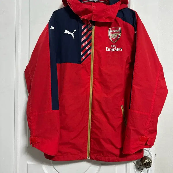 [BUNJANG] Puma Arsenal Rain Jacket (M) / 푸마 아스날 레인자켓