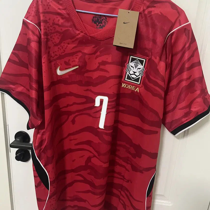 [BUNJANG] South Korea Son Heung-min #7 Red Football Jersey / 대한민국 손흥민 7 레드 축구 유니폼