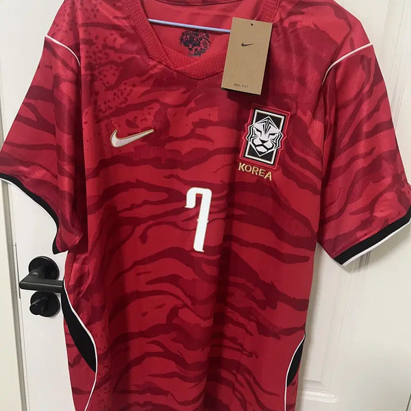 [BUNJANG] South Korea Son Heung-min #7 Red Football Jersey / 대한민국 손흥민 7 레드 축구 유니폼