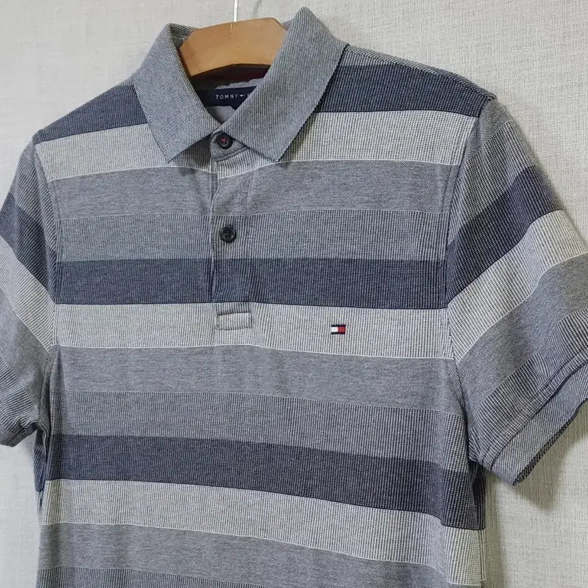 [BUNJANG] Tommy Hilfiger Cotton Short Sleeve Polo T-Shirt Size 95 / 상태최상) 타미힐피거 정품 순면 반팔 피케이 폴로 티셔츠 여름 반팔티 95 토미 힐피거