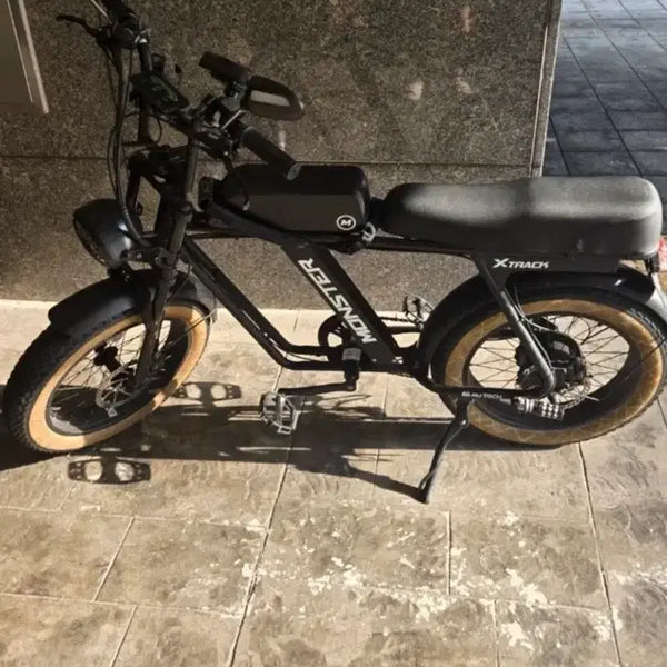 [BUNJANG] AU Tech Monster B 500W Electric Bike - Black / AU테크 몬스터B 500W 전기자전거 블랙