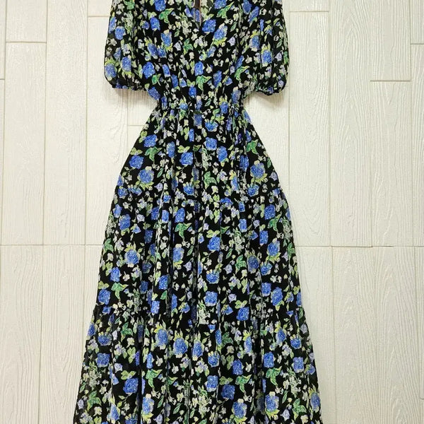[BUNJANG] Maison Blanche Chiffon String Dress / 메종블랑쉬 쉬폰스트링원피스
