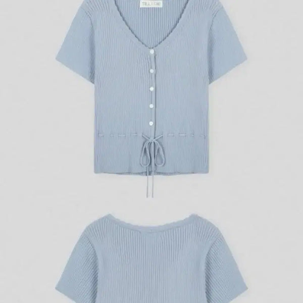 [BUNJANG] TILDAIDAI Short-Sleeve Cardigan / 틸아이다이 반팔 가디건