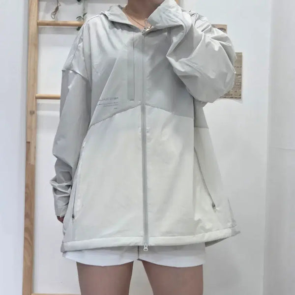 [BUNJANG] New Balance Lightweight Two-Way Hooded Windbreaker XL / [프립]XL/뉴발란스 경량 투웨이 후드바람막이