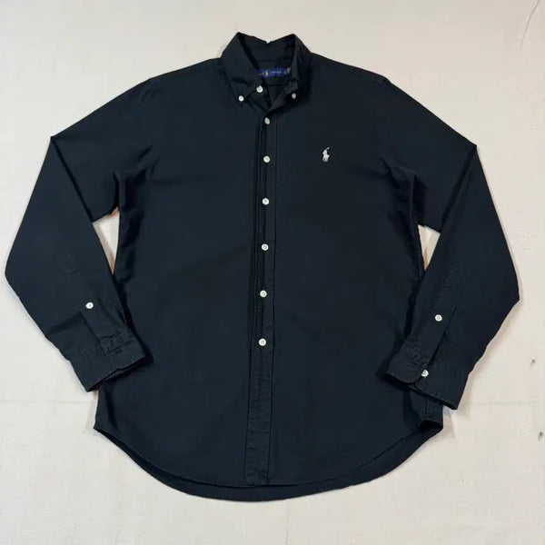 [BUNJANG] Polo Ralph Lauren Classic Fit Garment Dyed Oxford Shirt Black / S) 폴로 랄프로렌 클래식 가먼트다이 옥스포드 셔츠 블랙