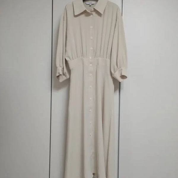 [BUNJANG] ON&ON Shirt Dress Beige / 온앤온 셔츠형 원피스