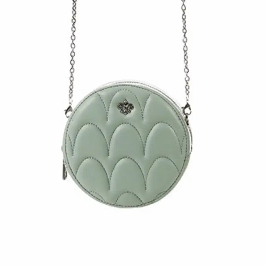 [BUNJANG] Huizenne LUNES Mint Quilted Chain Crossbody Bag / 휴젠느 룬즈 민트