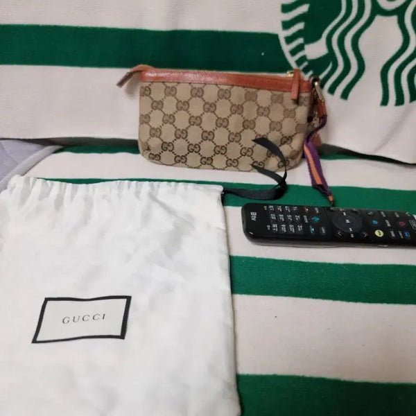 [BUNJANG] Gucci GG Supreme Pouch / 정품)구찌 GG 수프림 파우치